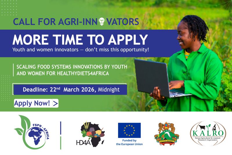 Innovators: Apply for the HealthyDiets4Africa Agribusiness Accelerator Program