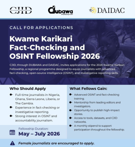 checking and OSINT Fellowship 2026