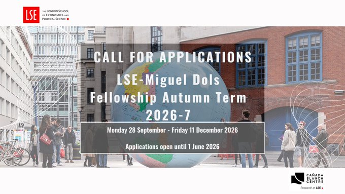 Miguel Dols Fellowship for the Autumn Term 2026–2027