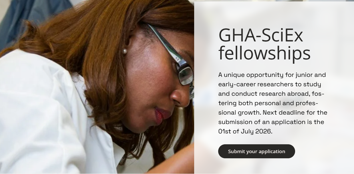 SciEx Fellowships 2026: Fully Funded Research Exchange for Early-Career Scientists