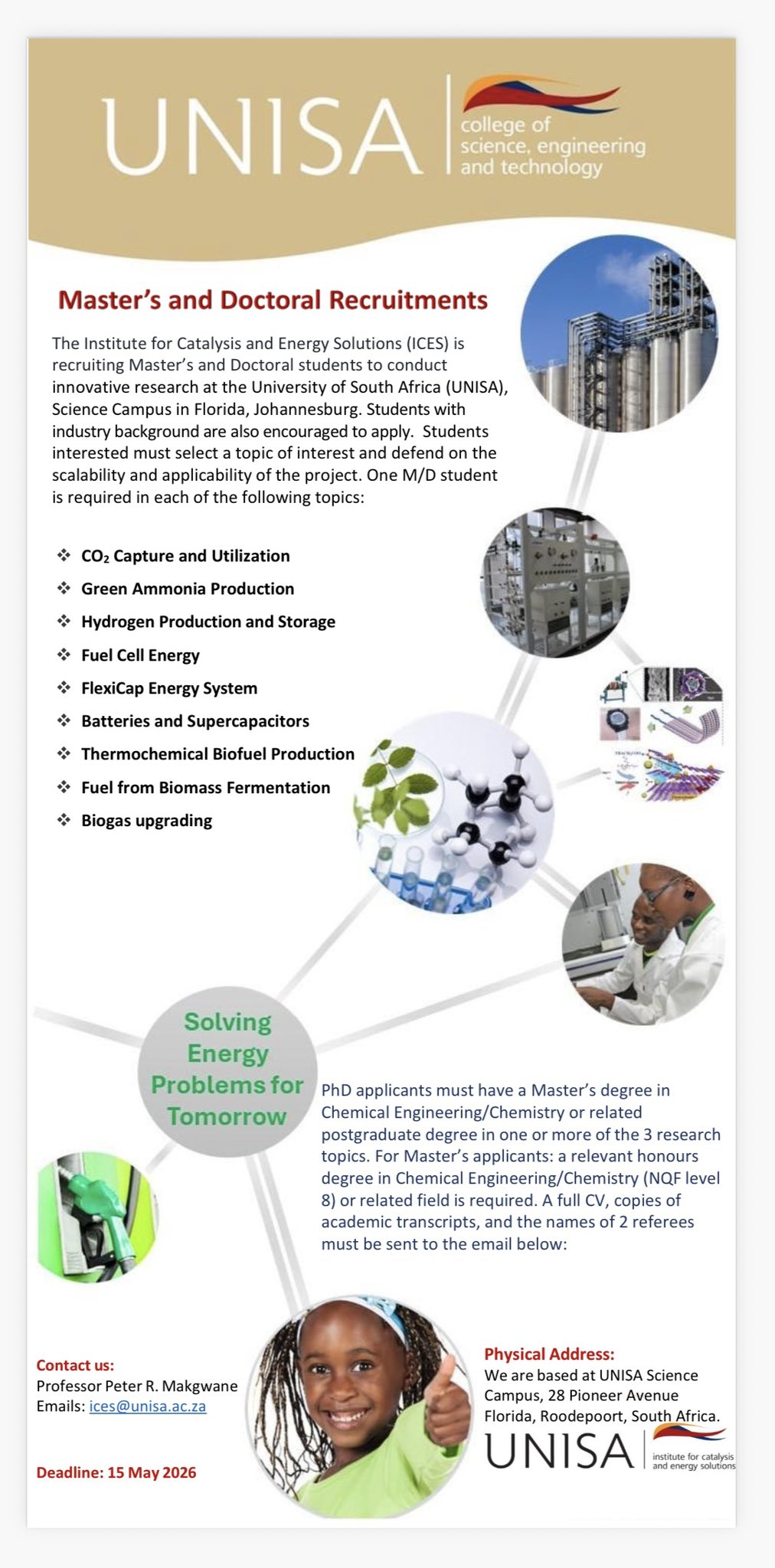Institute for Catalysis and Energy Solutions (ICES)