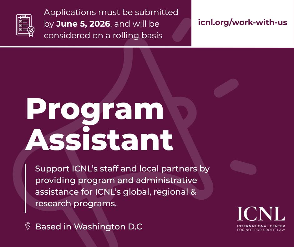 for-Profit Law is Hiring a Program Assistant – Apply By 5 June 2026