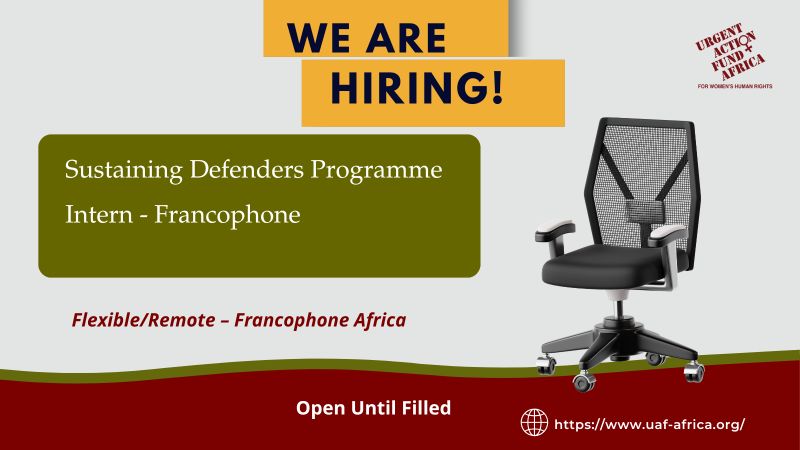 Africa Hiring Sustaining Defenders Programme Intern 2026