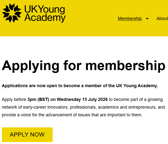 UK Young Academy company logo