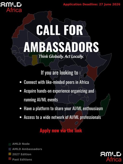 Africa Machine Learning and Deep Learning (AMLD Africa) company logo