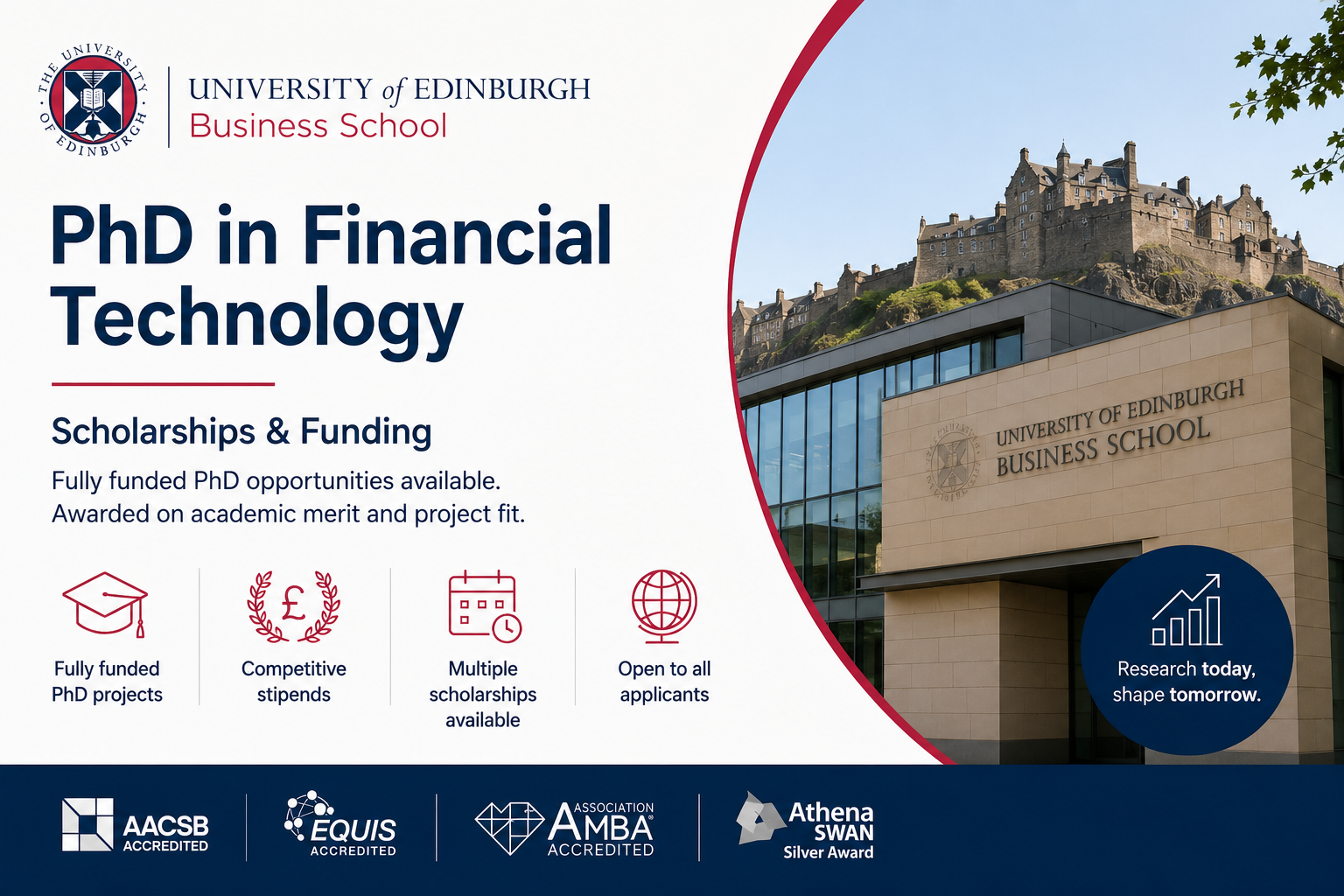 the University of Edinburgh Business School – Apply By 18 June 2026