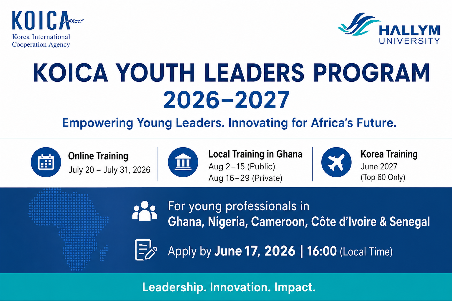 2027 Opens Applications for Emerging African Leaders and Innovators