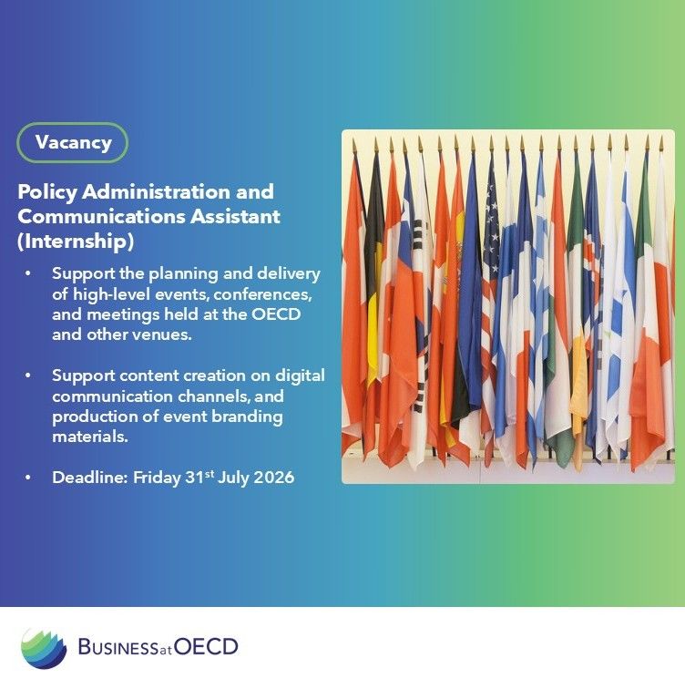 OECD Policy Administration and Communications Internship 2026 in Paris, France: Paid Six Month Opportunity