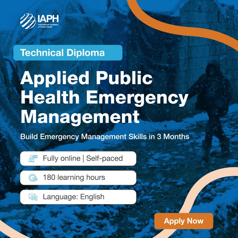 Paced Technical Diploma in Applied Public Health Emergency Management 2026