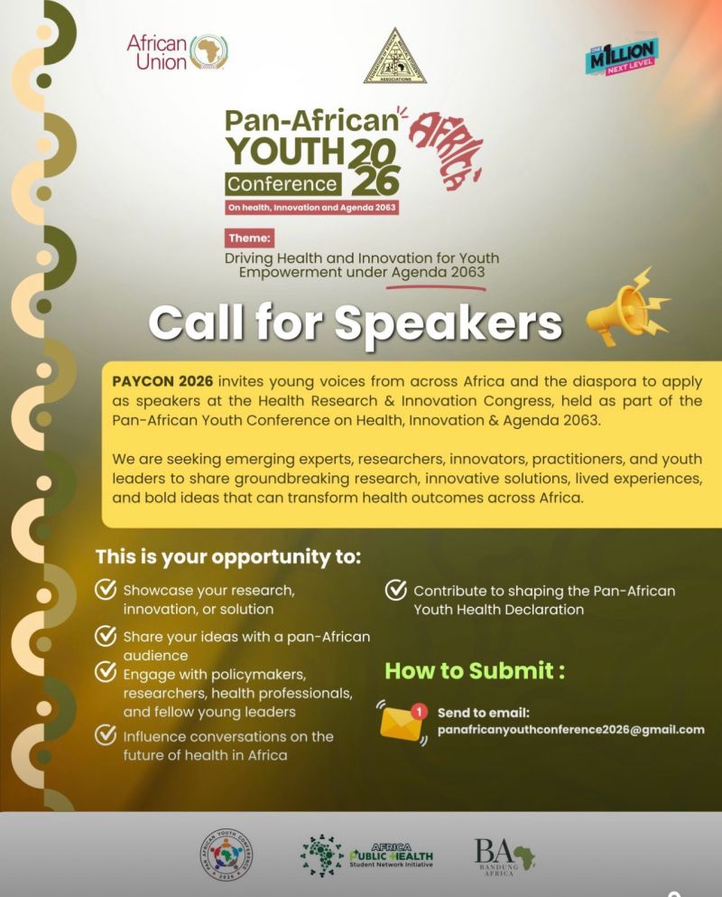 #PAYCON2026: Present Your Research and Shape the Future of Youth Health in Africa company logo