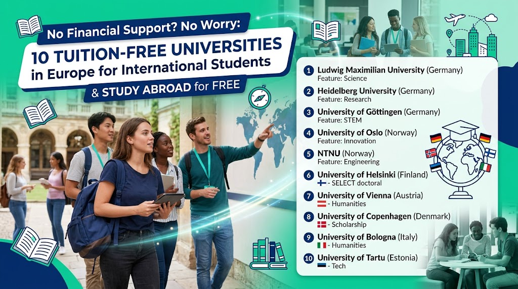Free Universities in Europe for International Students