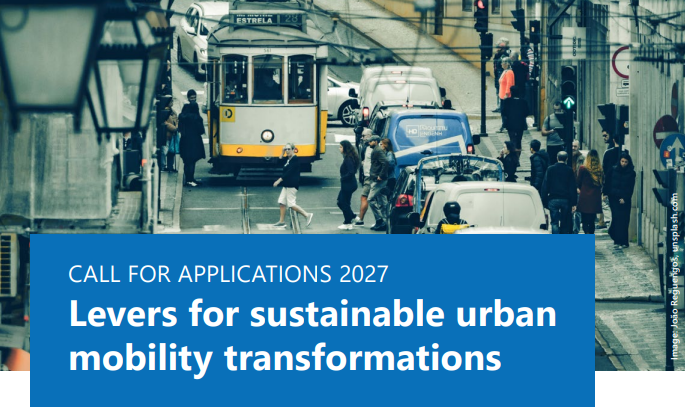 Fully Funded Research Opportunity in Sustainable Urban Mobility Transformations