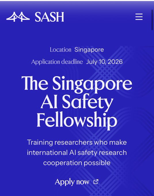 Singapore AI Safety Fellowship company logo