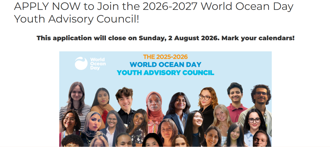 World Ocean Day Youth Advisory Council company logo