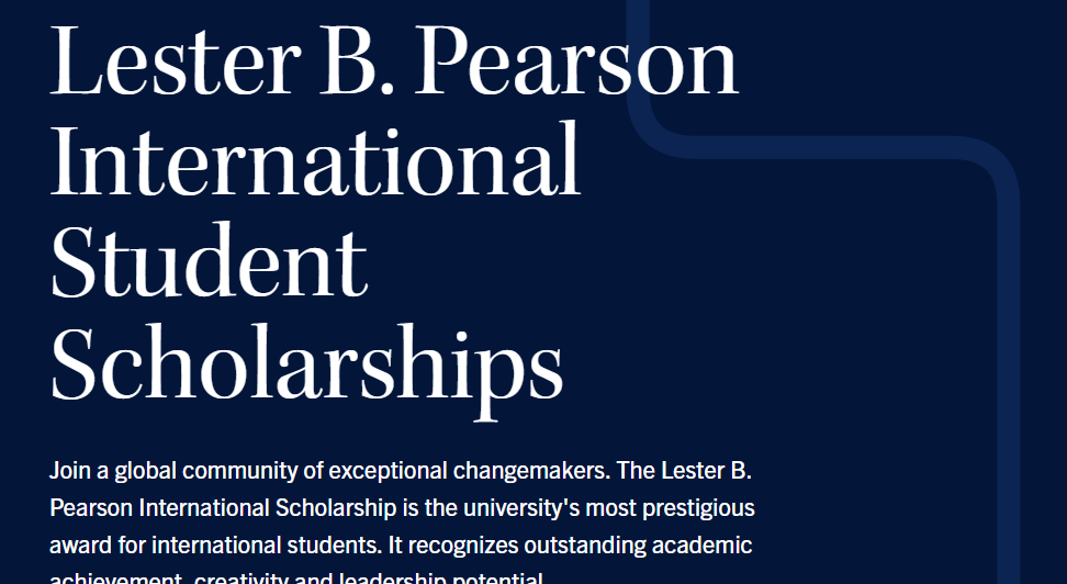 Year Support to University of Toronto for International Students