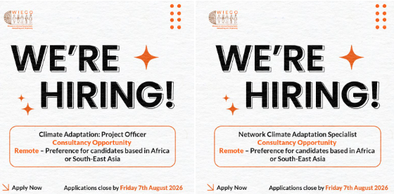 WIEGO: Applications Open for Global Climate Project Roles company logo