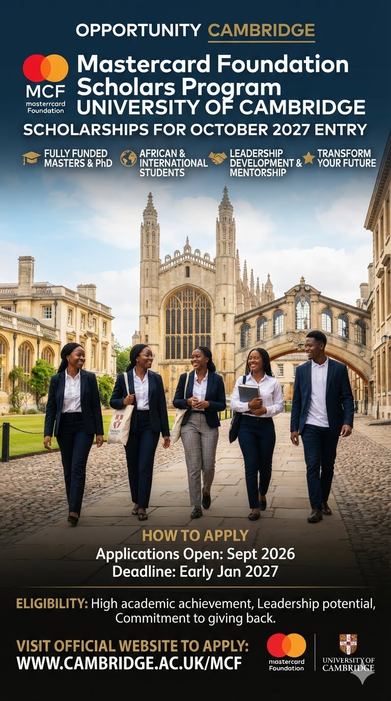 the University of Cambridge 2027: How to Apply for October 2027 Entry