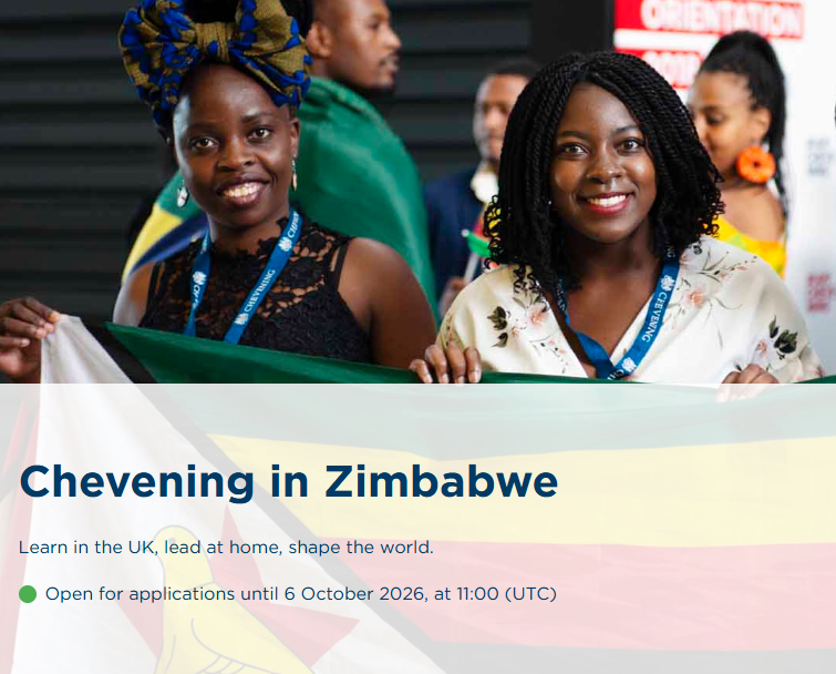 2028 for Zimbabweans Now Open: Fully Funded UK Master’s Degree Opportunity