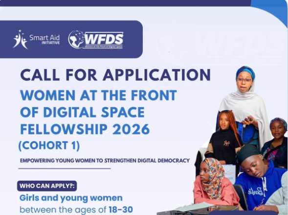 the Front of Digital Space Fellowship 2026: Smart Aid Initiative Opens Applications for Young Women in Kaduna State