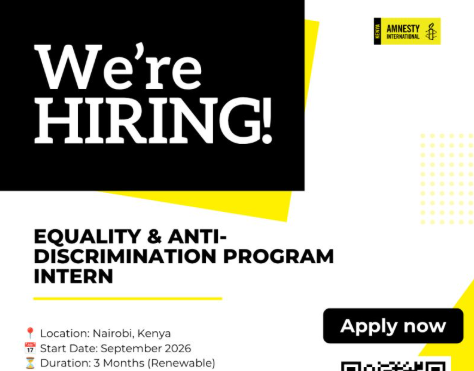 Discrimination Program Internship 2026