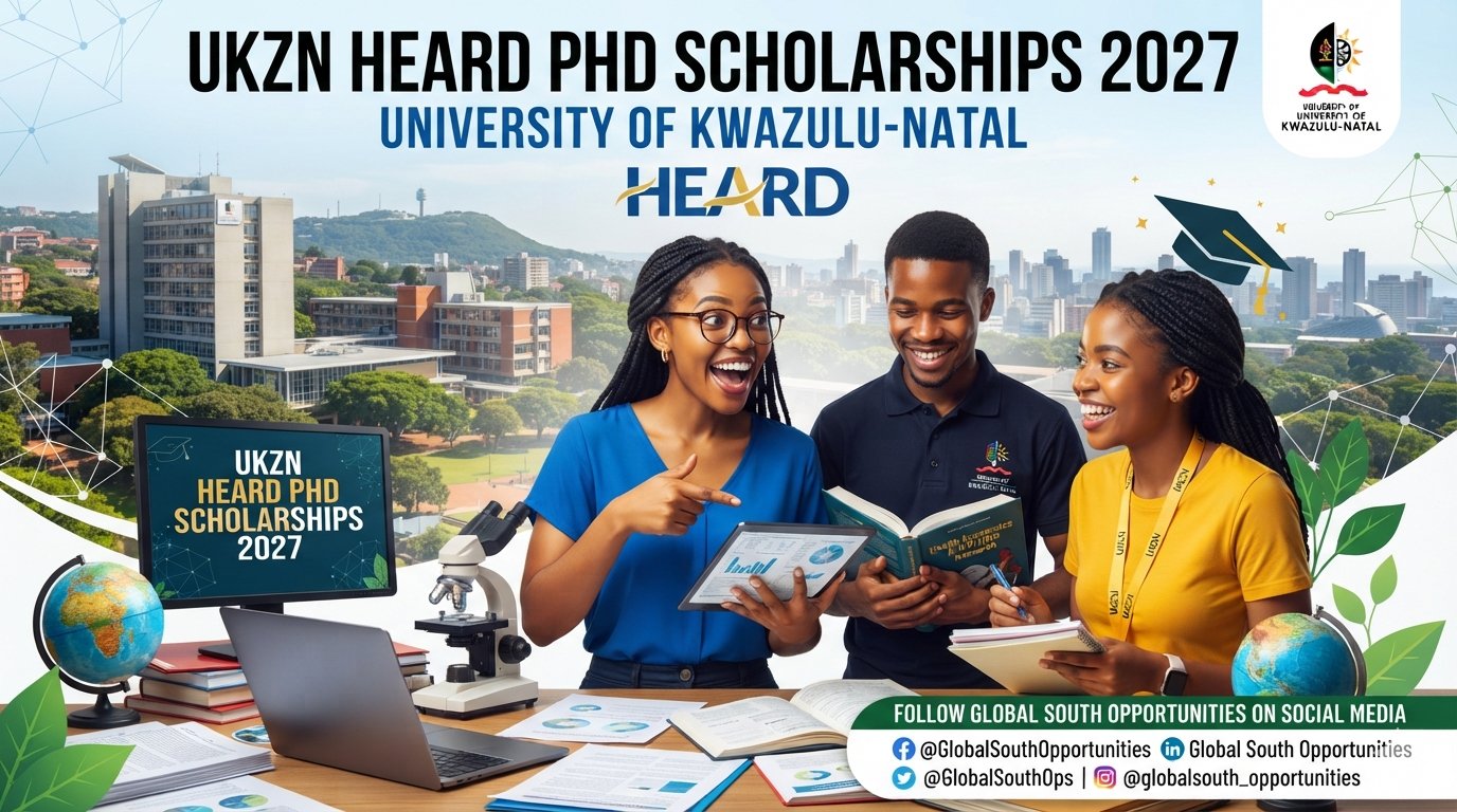 Natal (UKZN) HEARD PhD Scholarships 2027: Fully Funded Research Opportunities in Health Systems, HIV and Cardiovascular Disease company logo